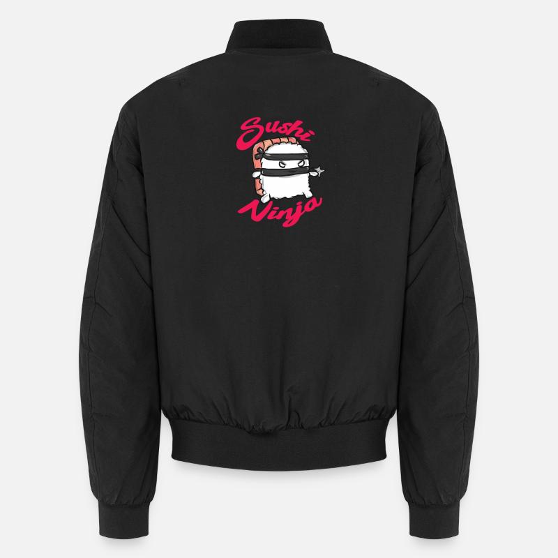 Sushi Essen Japan Geschenk Unisex Bomberjacke