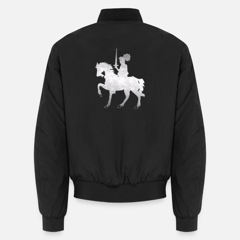 Ritter - Unisex Bomberjacke - Schwarz