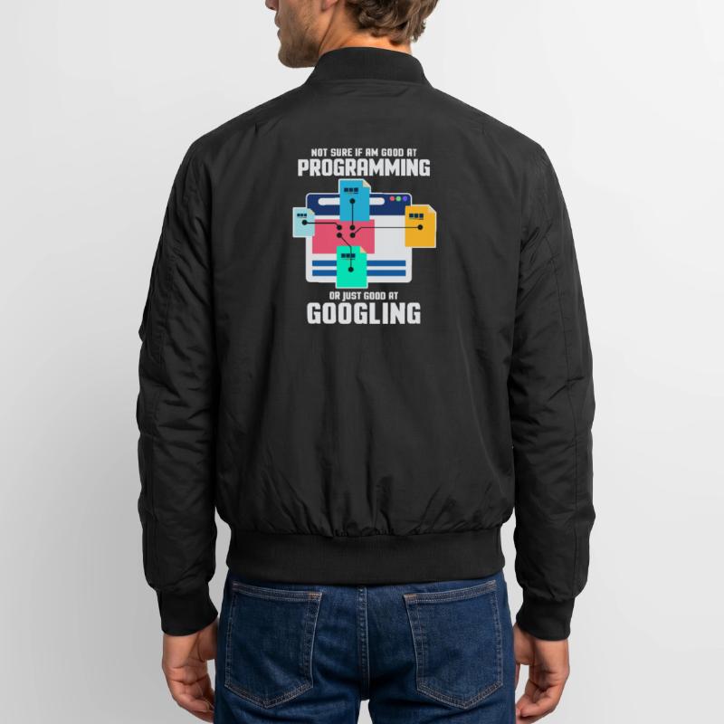 Programmierer Programmieren IT Computer Geschenk Unisex Bomberjacke
