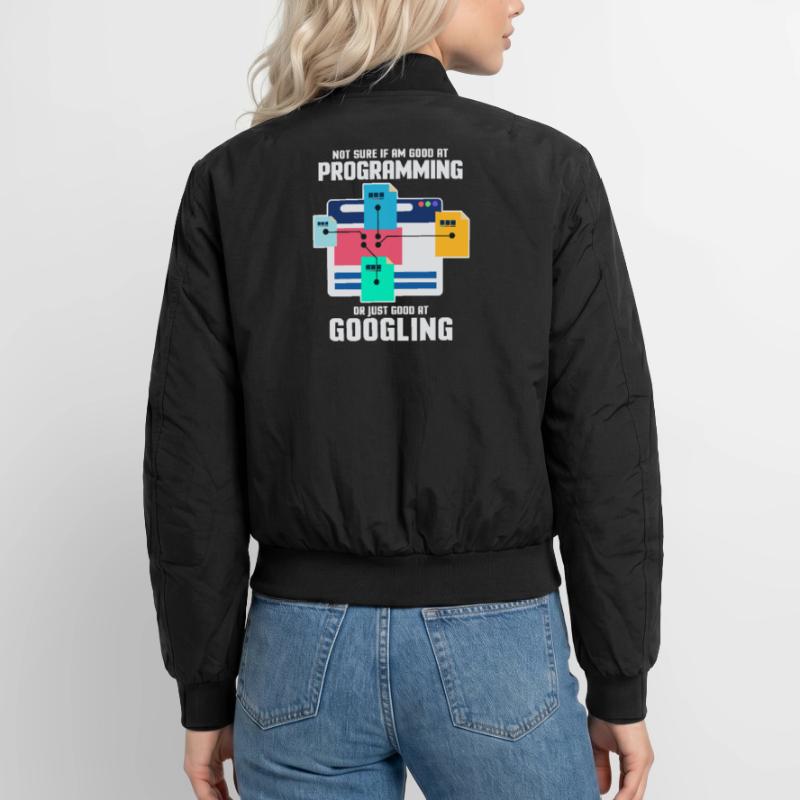 Programmierer Programmieren IT Computer Geschenk Unisex Bomberjacke