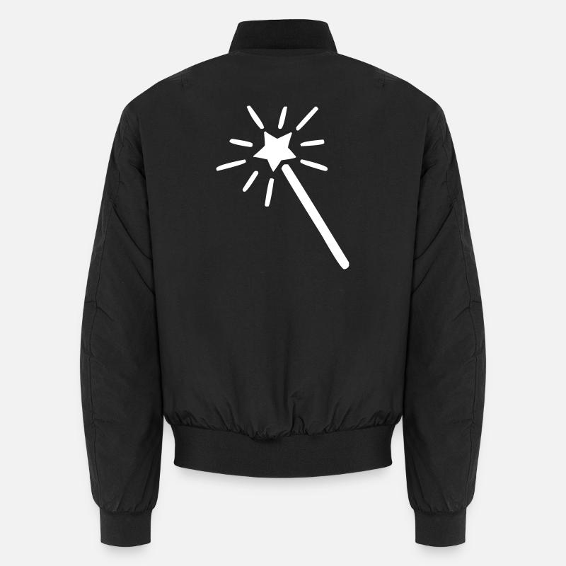 Magic wand wizard magic sorcery magic Unisex Bomber Jacket