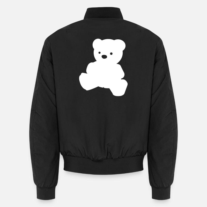 Ein einfacher Teddybär Unisex Bomberjacke