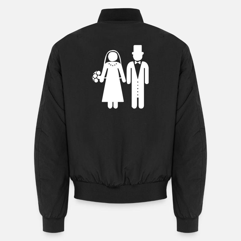 Ein Hochzeitspaar Unisex Bomberjacke