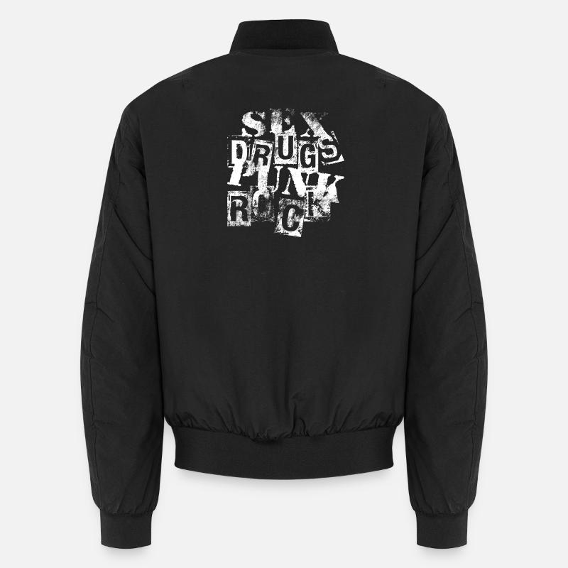 punk rock - Bomber unisexe - noir