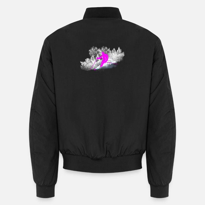 Freerider - Unisex Bomberjacke - Schwarz