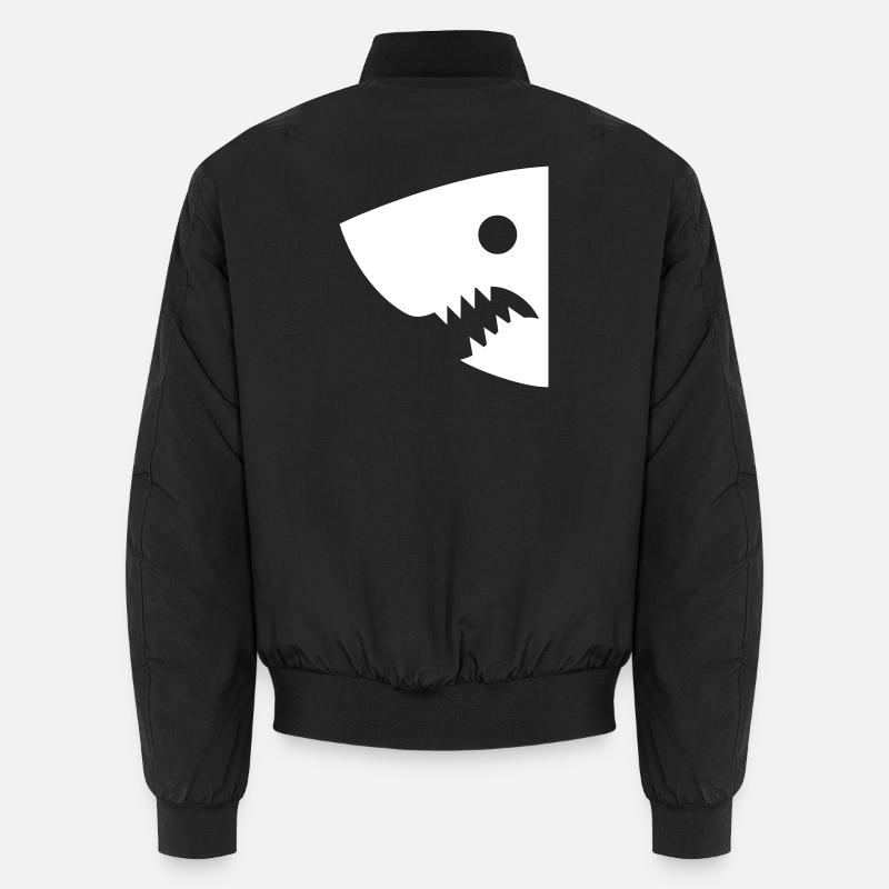 Tête de requin - Bomber unisexe - noir
