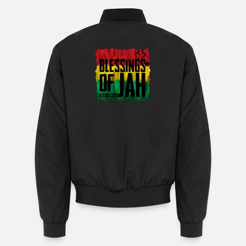 Bénédiction des JAH aux couleurs du reggae Bomber unisexe