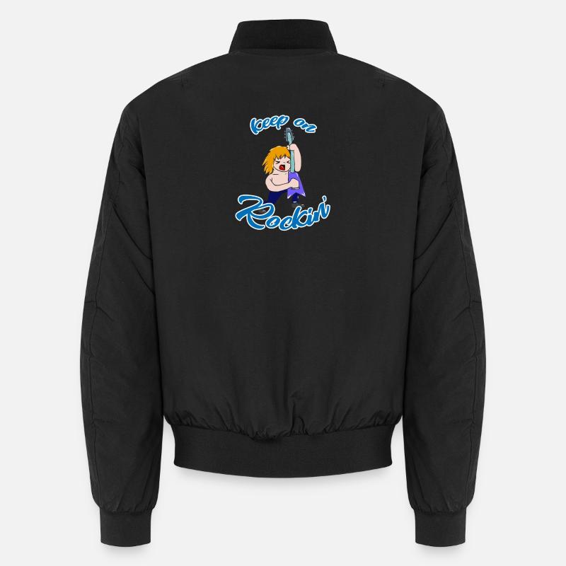 Rock'n'Roll - Unisex Bomber Jacket - black