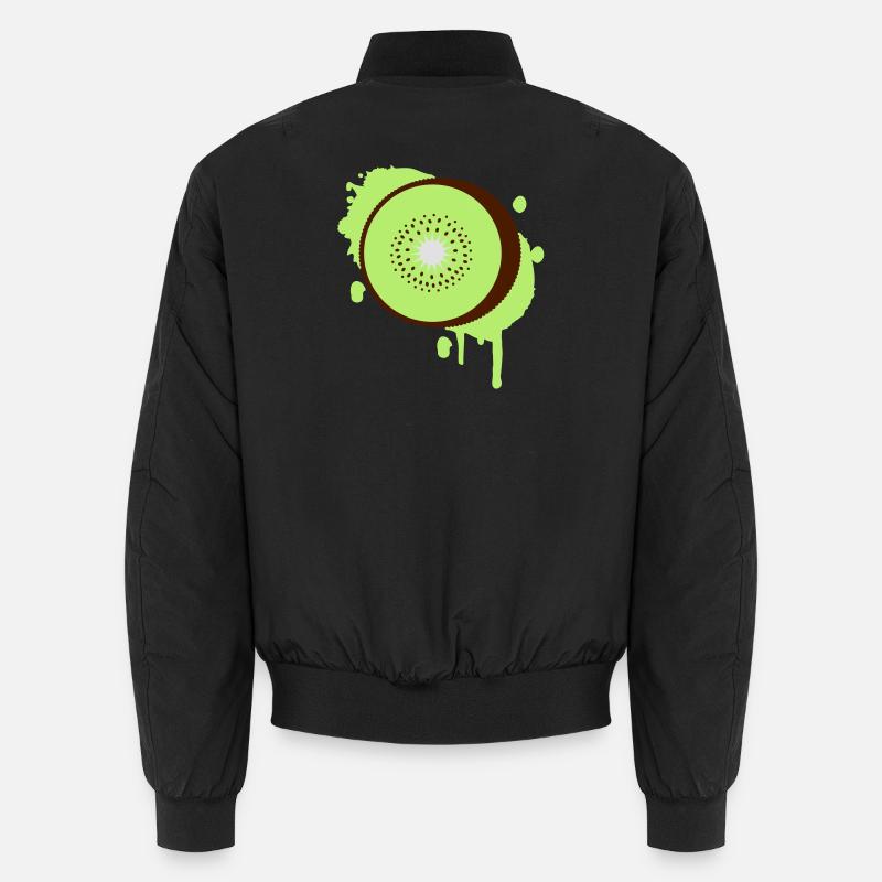 Kiwifrucht Graffiti Unisex Bomberjacke