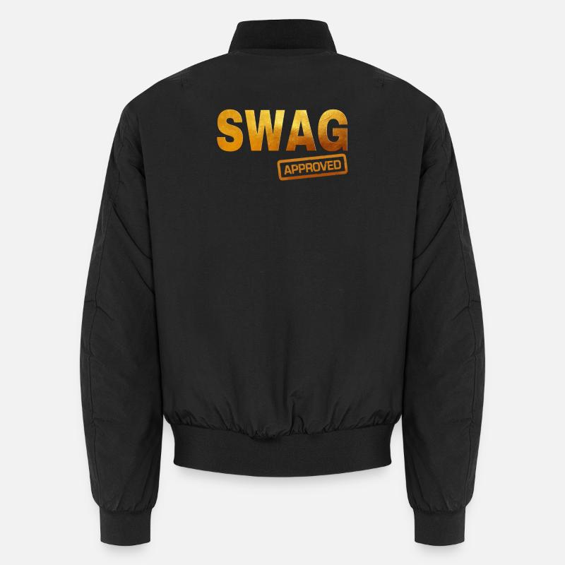 Bold Retro Typography Design Unisex Bomber Jacket