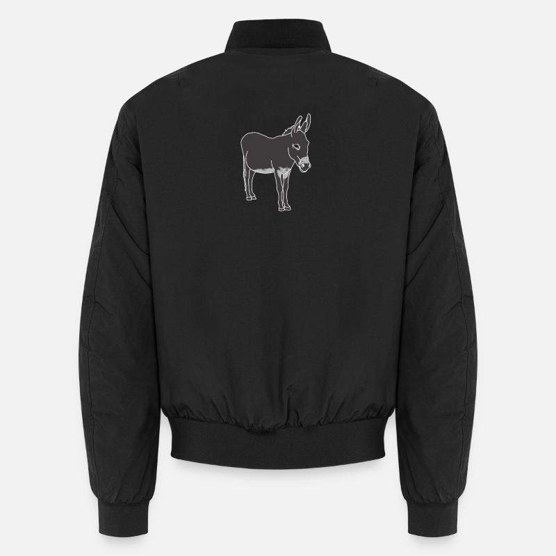 baudet - Bomber unisexe - noir
