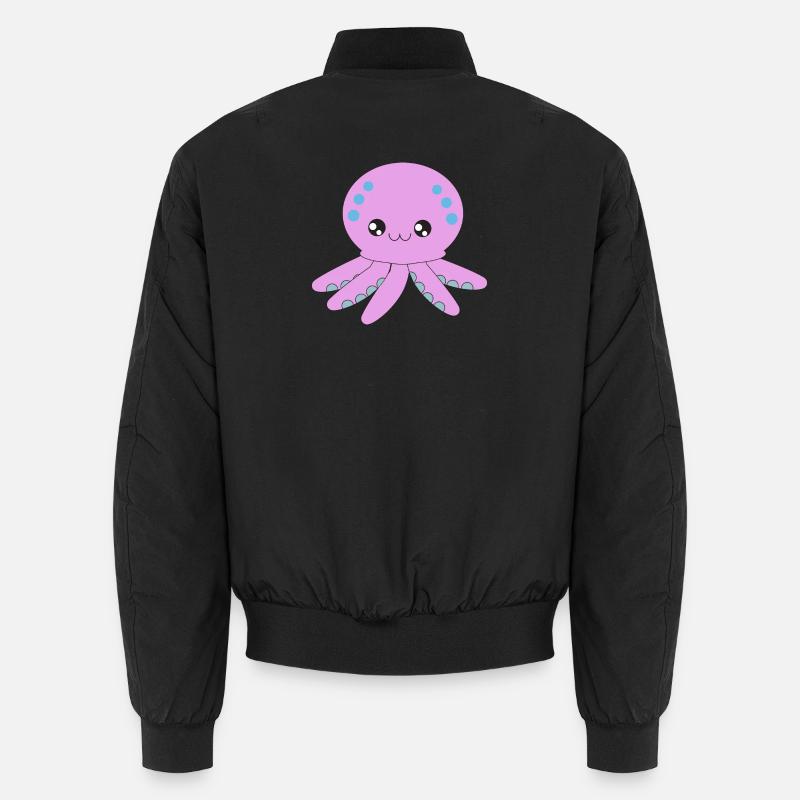 Octopus, octopus, tentacle, underwater Unisex Bomber Jacket