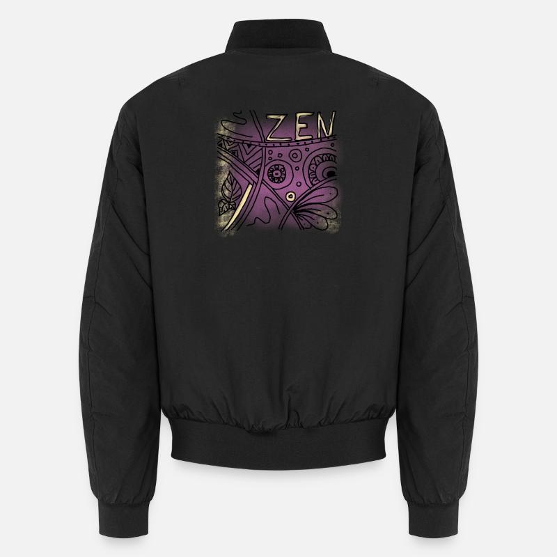 Zen - Unisex Bomber Jacket - black