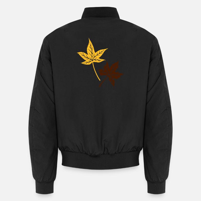 Maple, autumn, leaves, maple leaves Unisex Bomber Jacket