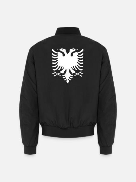 albanie white 2013 800.dpi - Unisex Bomberjacke - Schwarz