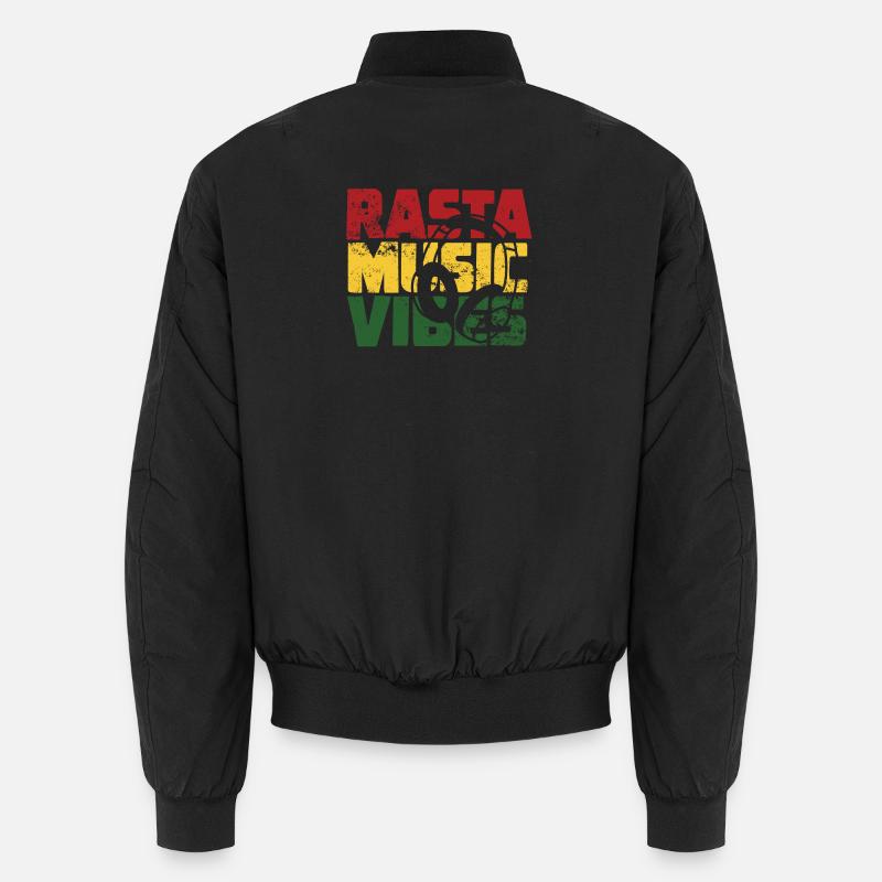RASTA MUSIC VIBES Unisex Bomber Jacket
