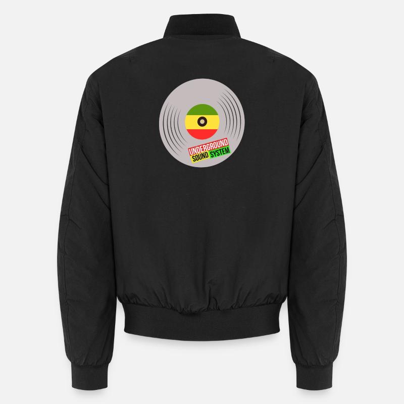 Underground Vinyl Sound System Unisex Bomber Jacket