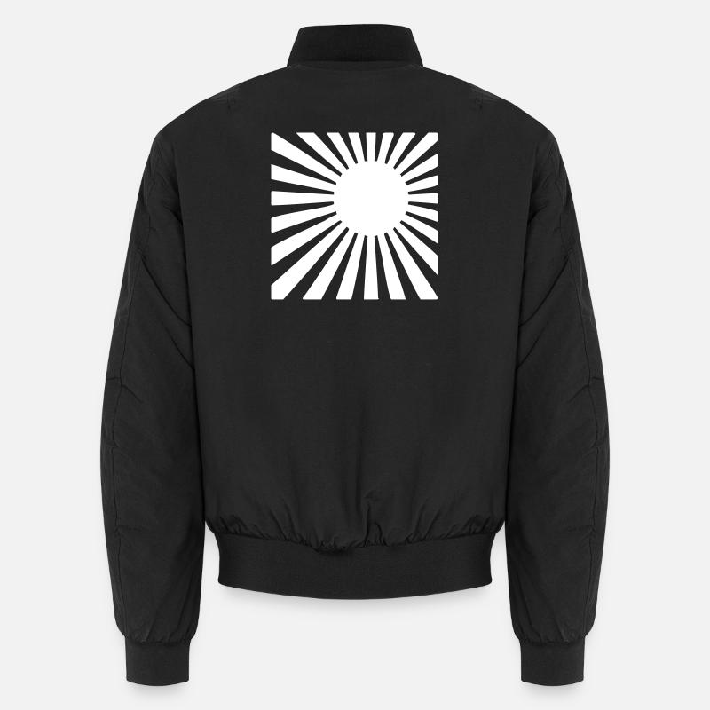 Le soleil levant - Bomber unisexe - noir
