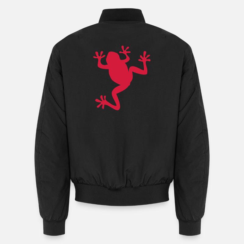 grenouille - Bomber unisexe - noir