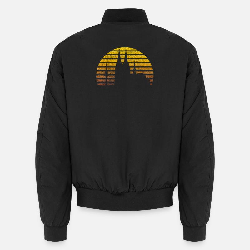 Cologne Cologne Skyline Cologne Cathedral Vintage Gift Unisex Bomber Jacket