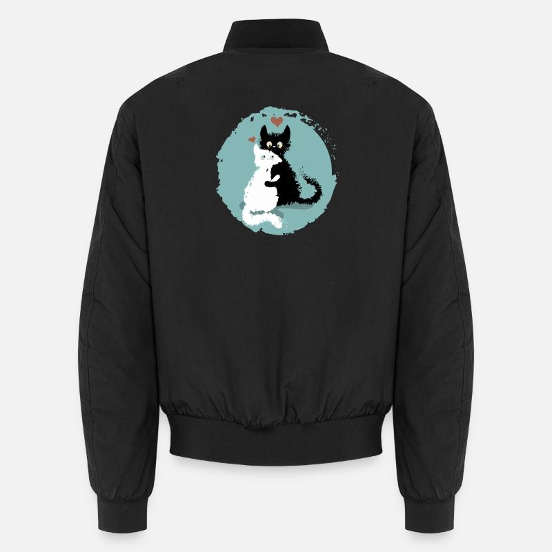 Chats d'amour Bomber unisexe