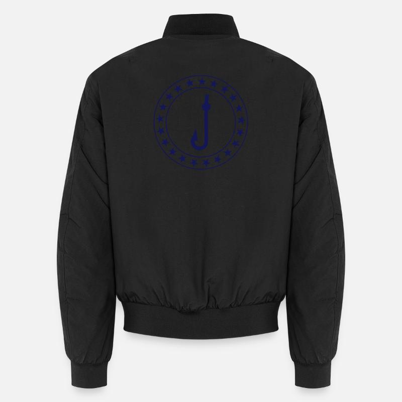 Fishing - Unisex Bomberjacke - Schwarz