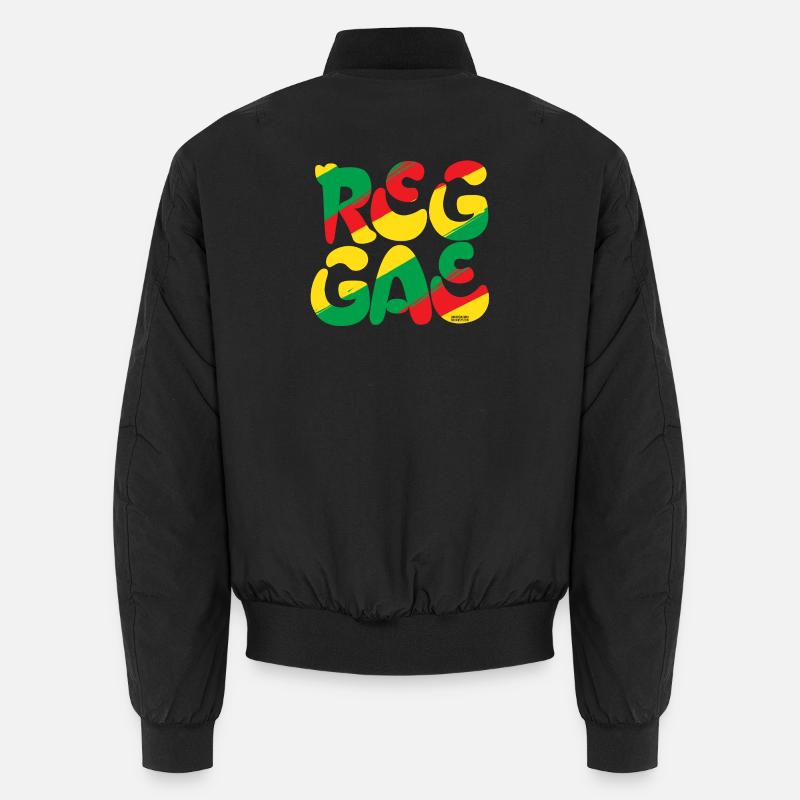Reggae Vibes Colorful Logo Unisex Bomberjacke