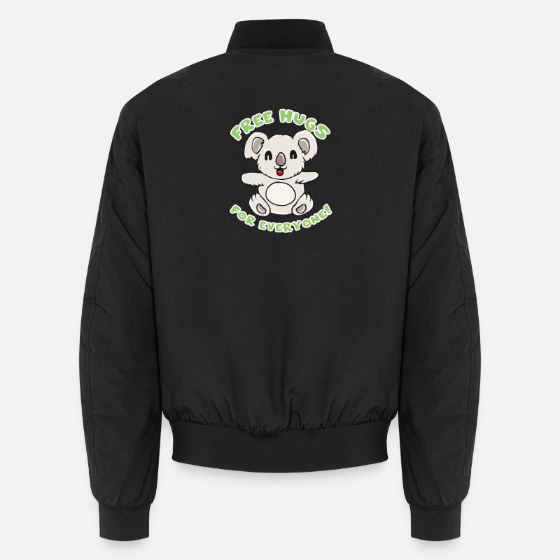 Koala Umarmung Unisex Bomberjacke