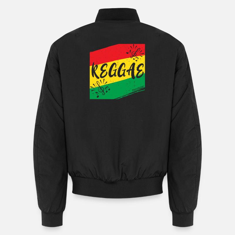 Regenbogenmusik mit Notenprint Unisex Bomberjacke