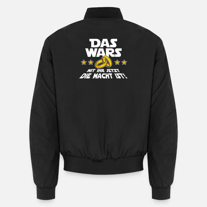 Das Wars Lustig Spruch Hochzeit Junggeselle JGA Unisex Bomberjacke