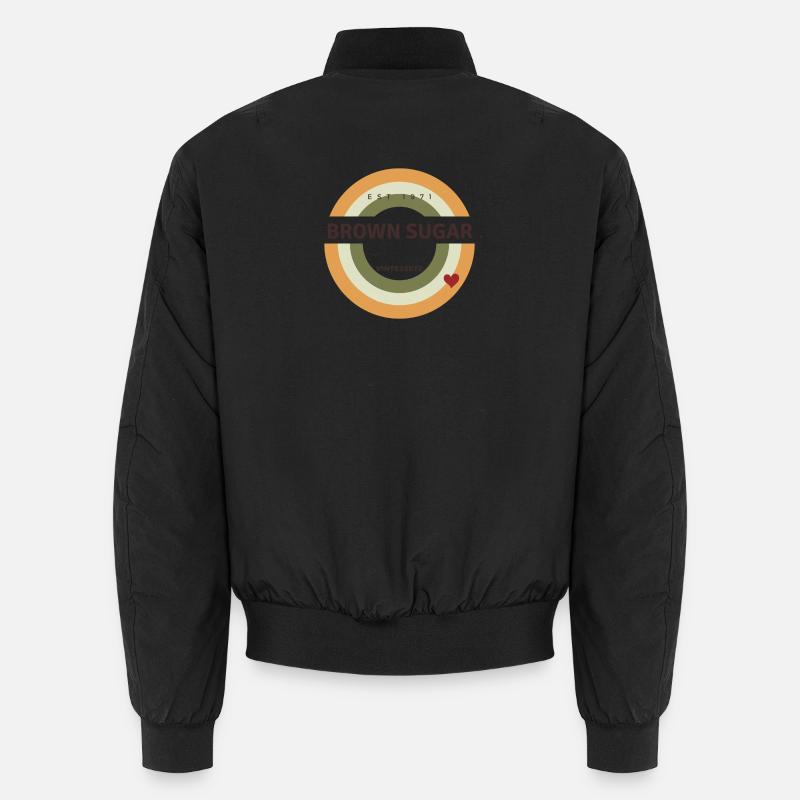 Brauner Zucker - Unisex Bomberjacke - Schwarz