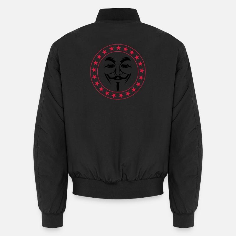 Anonymous - Unisex Bomber Jacket - black