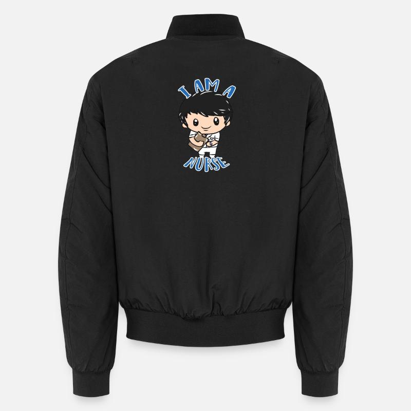 Krankenpfleger - Unisex Bomberjacke - Schwarz