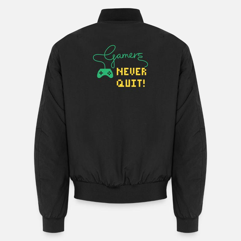 Gamer - Unisex Bomber Jacket - black