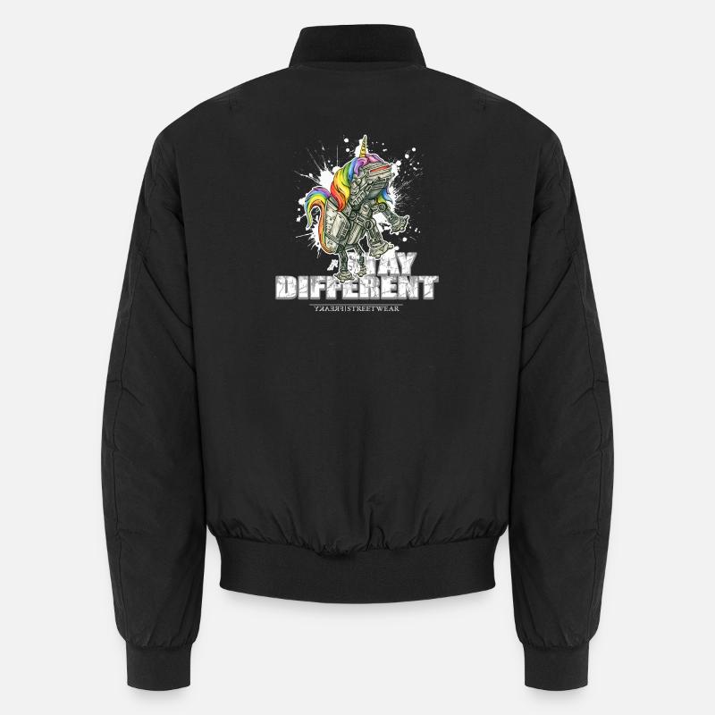 Stay Different - Imperial Unicorn Unisex Bomberjacke
