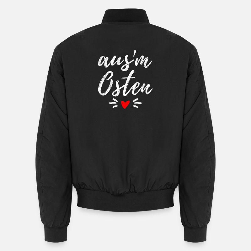Osten - Ossi - Ost Deutschland - Mauerfall Unisex Bomberjacke