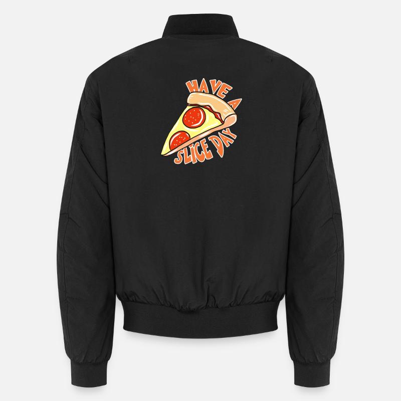 Pizza Unisex Bomberjacke