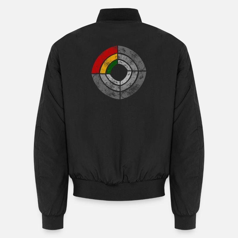 Illustration graphique de radar de puissance reggae Bomber unisexe