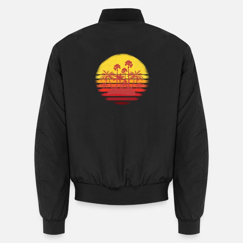 Coucher de soleil romantique Bomber unisexe