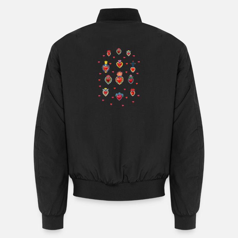Mexican Sacred Hearts # 1 Unisex Bomber Jacket