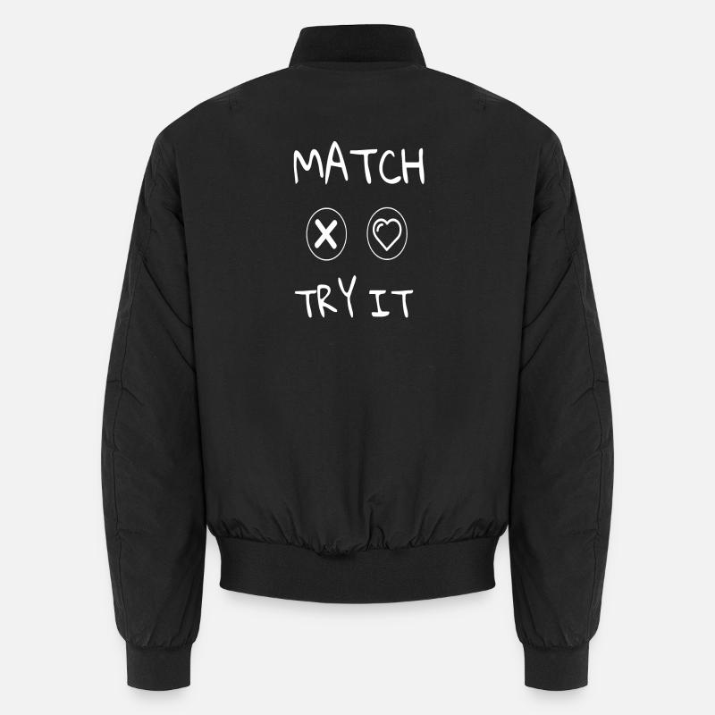 FLIRT Match text Art Bomber unisexe