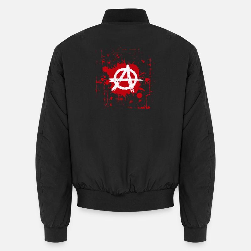 Anarchie - Unisex Bomberjacke - Schwarz