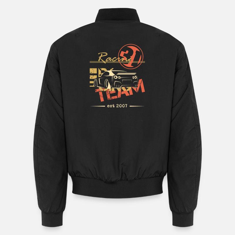 team racing gtr auto geschenkidee - Unisex Bomberjacke - Schwarz