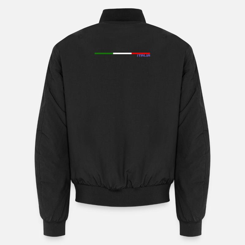 ITALIA FLAG - Unisex Bomber Jacket - black