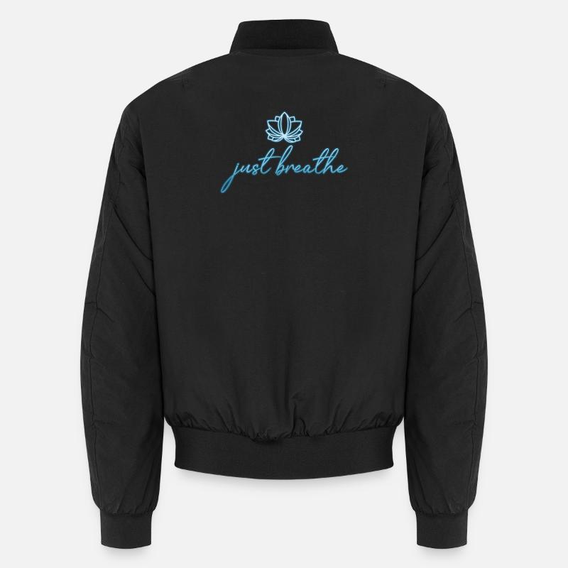 Meditation - Unisex Bomberjacke - Schwarz