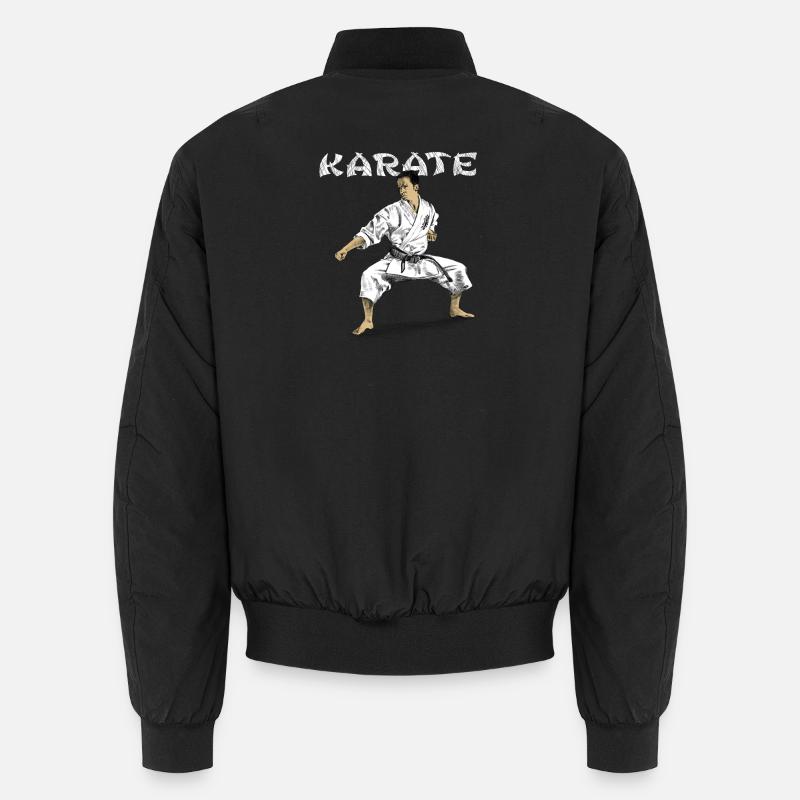 Karate - Unisex Bomberjacke - Schwarz