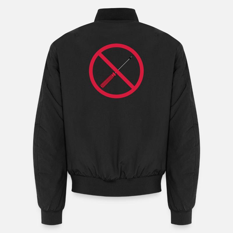 aucun tournevis interdit signe mech Bomber unisexe