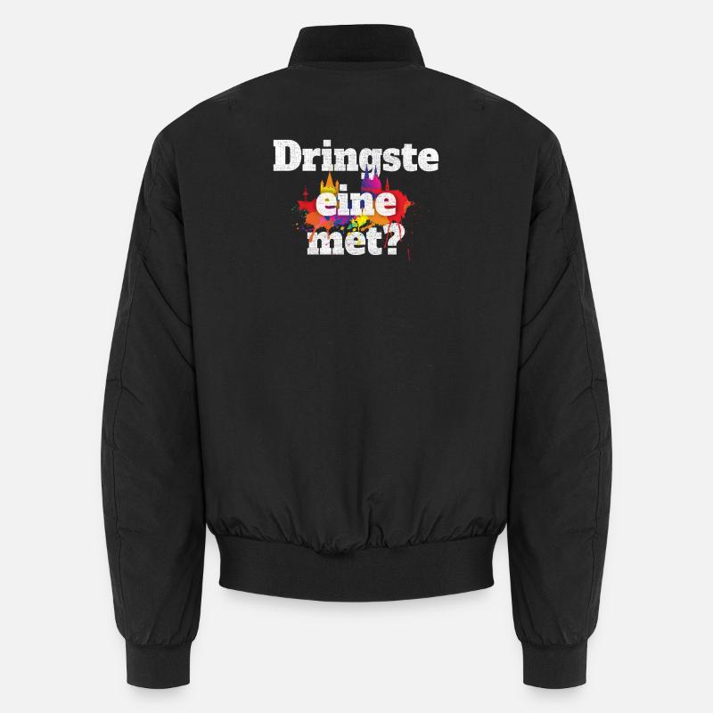 Dringste Eine Met Kölsch Köln Kölner Grundgesetz Unisex Bomberjacke