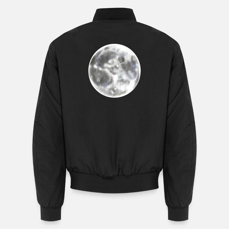 Full moon moon night Unisex Bomber Jacket