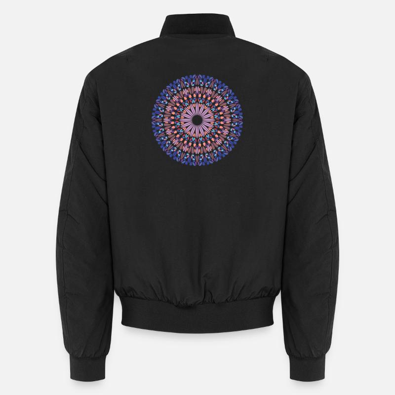 Mandala - Unisex Bomberjacke - Schwarz